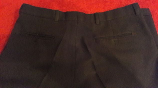 Pantaloni taglio classico neri Tg M (48) - Foto 4
