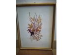 Quadro con fiori secchi