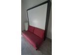 Letto matrimoniale a scomparsa con divanetto
