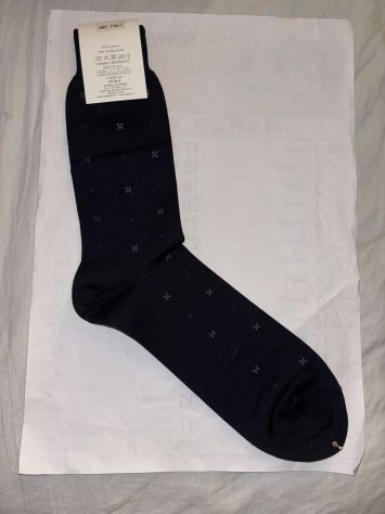 CALZE NUOVE CON CARTELLINO DA UOMO IN COTONE FILO DI SCOZIA”DeBert”MADE IN ITALY - Foto 7