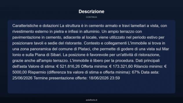 Immobile in asta di 445 m² in vendita a Plataci - Foto 9