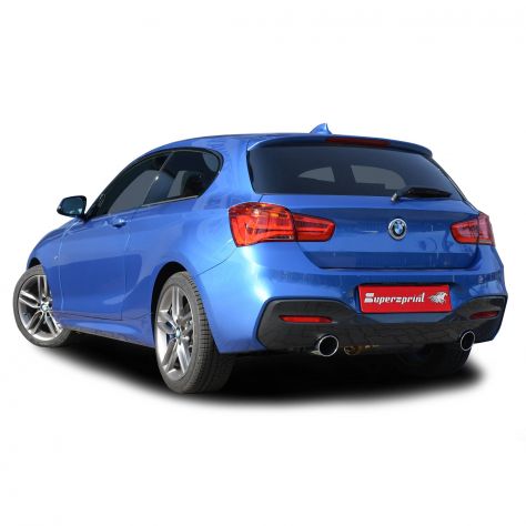 Scarico per Bmw Serie 1 Supersprint posteriore Downpipe E 81 F 20 F 40