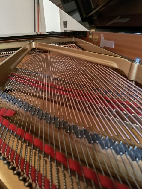Pianoforte Yamaha C3 E seminuovo con trasporto e panca inclusi - Foto 4