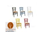 Sedie ristorante pub cod 3011/P Colorate nuove