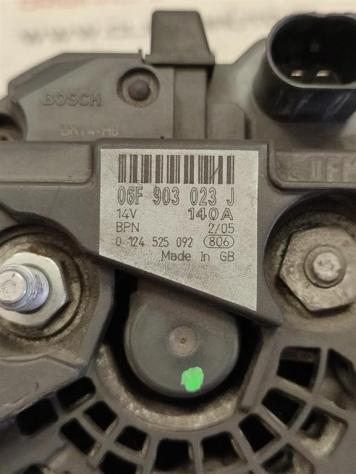 ALTERNATORE AUDI A4 Avant (8ED) 06F903023J 0124525092 BLB diesel 1968 (0408) - Foto 3