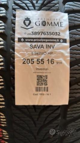 4 gomme 205 55 16 sava a1929 - Foto 2