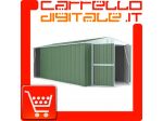 Box prefabbricato, casetta da giardino in lamiera zincata. Capanno ricovero &hellip;