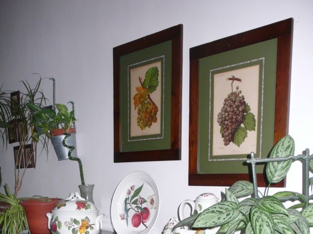 CASSETTIERA DISPENSA VECCHIA CUCINA CAMPAGNA NOCE 800 - Foto 3