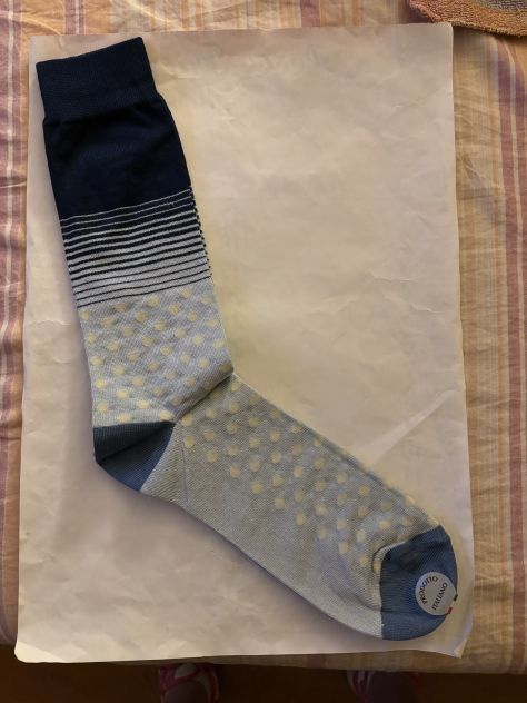 1 PAIO CALZE NUOVE MAI USATE UOMO FIRMATE ORIGINALI ALLEN EDMONDS MADE IN ITALY - Foto 8
