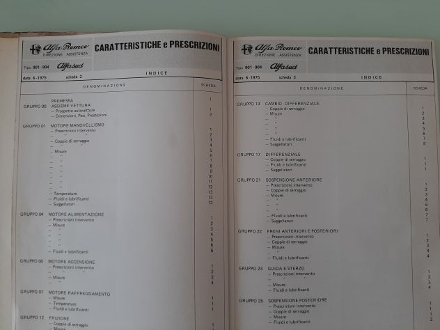 ALFA ROMEO ALFASUD CARATTERISTICHE E PRESCRIZIONI ORIGINALI!!!! - Foto 8