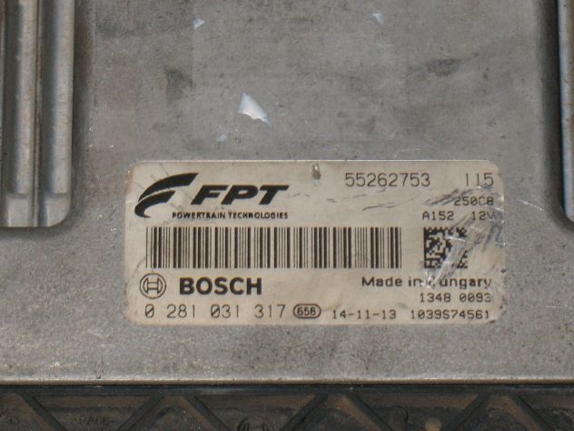 0281031317 ECU CENTRALINA MOTORE FIAT DUCATO 3.0 EDC17C49-3.52 55262753 - Foto 2