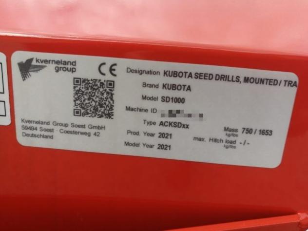 KUBOTA SEMINATRICE SD 1300-24 CX NUOVA DI FABBRICA rif. 17843663 - Foto 7