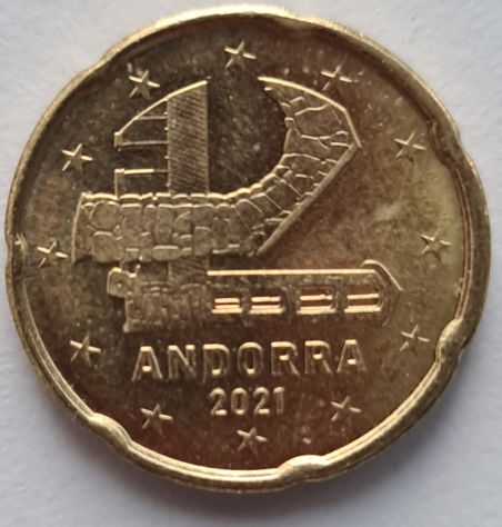 Moneta 20 eurocent Andorra