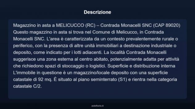 Immobile in asta di 92 m² in vendita a Melicucco - Foto 3