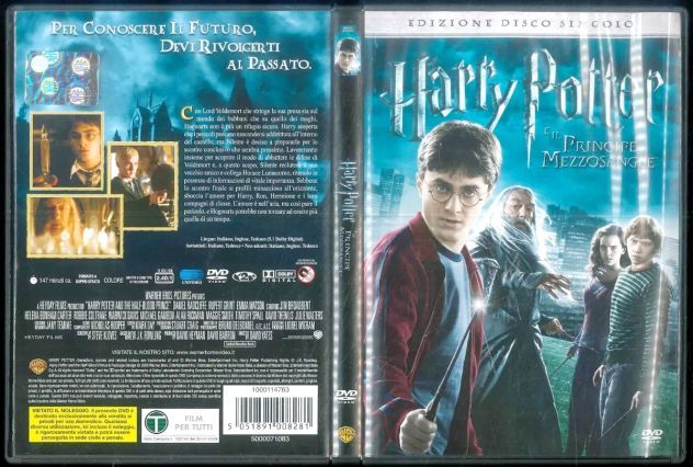DVD HARRY POTTER E IL PRINCIPE MEZZOSANGUE EDIZIONE DISCO SINGOLO - Foto 3