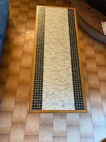 Tavolino da salotto vintage in mosaico - Foto 4