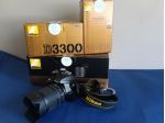 Nikon D3300 con obiettivo 18-105 VR. Scatole originali, come nuova!