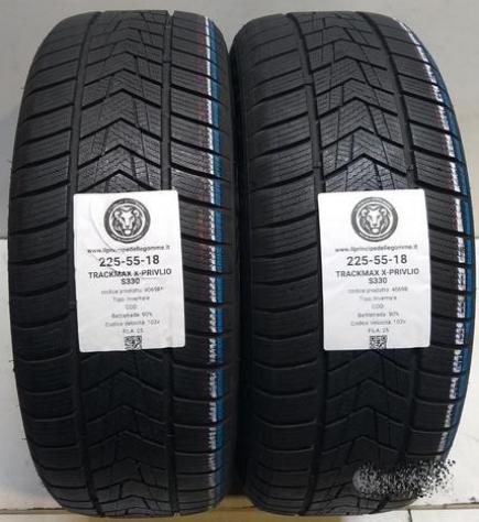 2 gomme 225 55 18 trackmax a40698