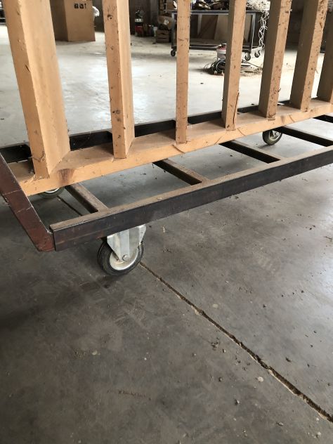 carrello in ferro per officina laboratorio