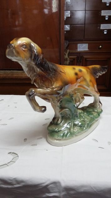 Cane, l'amico dell'uomo, ceramica Vintage
