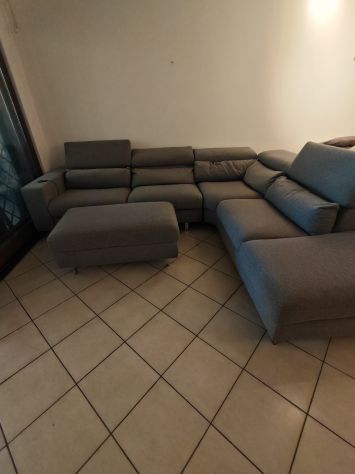 POLTRONESOFA' Divano Angolare con Penisola e Pouf - Foto 5