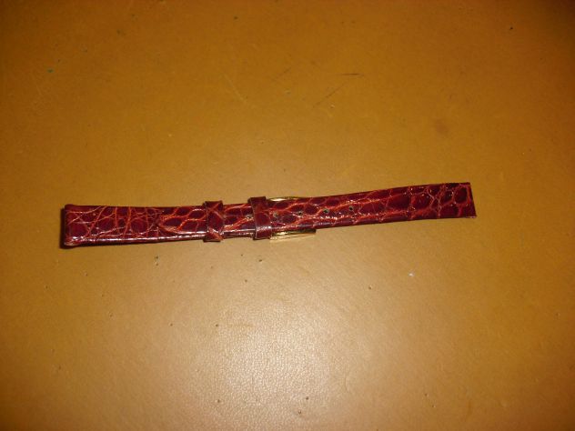 cinturini in vero coccodrillo per orologi donna uomo. anni 70