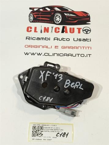 ATTUATORE SERRATURA COFANO POSTERIORE JAGUAR XF Serie AF63-14B529-AE 224DT (1115)