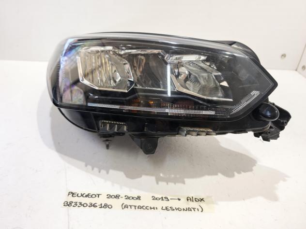 FARO ANTERIORE DESTRO PEUGEOT 208 Serie 9833036180 (19) - Foto 3