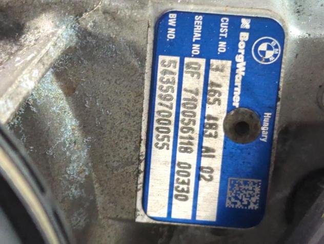 17201YV010 TURBINA TURBOCOMPRESSORE TOYOTA VERSO 1.6 D 82KW 6M 5P (2014) RICAMBIO USATO - Foto 5