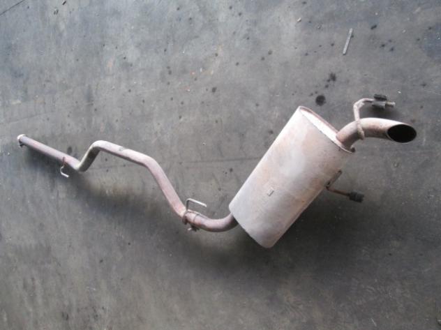 24422042 TUBO SCARICO CENTRALE CON SILENZIATORE POSTERIORE OPEL VECTRA C SW 1.9 D 110KW 6M 5P (2007) RICAMBIO USATO 13139038