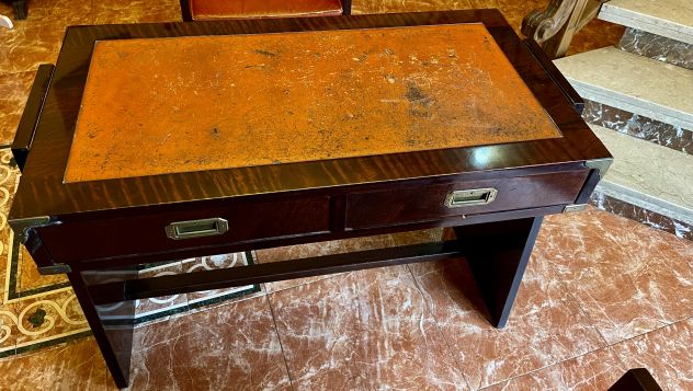 Scrivania + 2 poltrone vintage 1970 stile marina - Foto 3