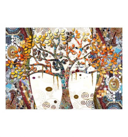 Fotomurale Adesivo Con Un Albero Colorato Arredalacasa - Foto 2