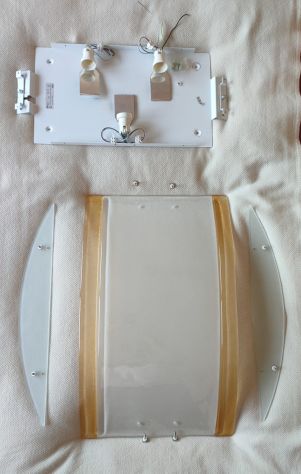 Plafoniera Lampadario Linea Light AMBRA, Cristallo 12 mm