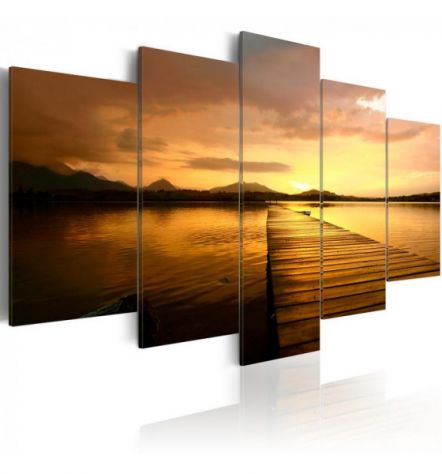 Quadro Passerella Sul Mare 100x50 E 200x100 ARREDALACASA