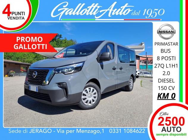 Nissan Primastar L1H1 Bus 8 POSTI-PROMO GALLOTTI