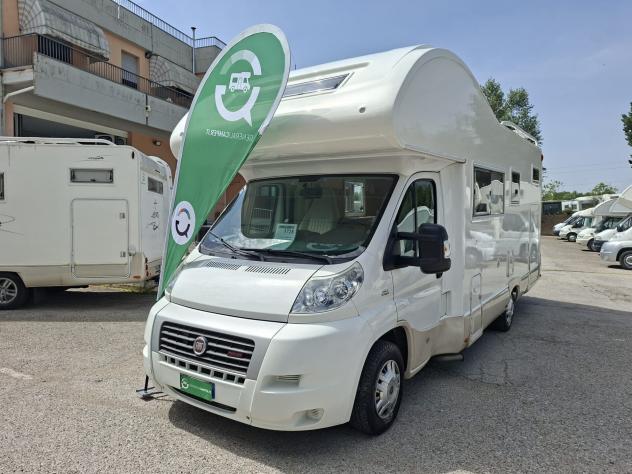CAMPER RIMOR DUCATO MANSARDATO 6 POSTI GARAGE CLIMATIZZATORE FOTOVOLTAICO CAMPEGGIO USATI GENERALI 1728 - Foto 2