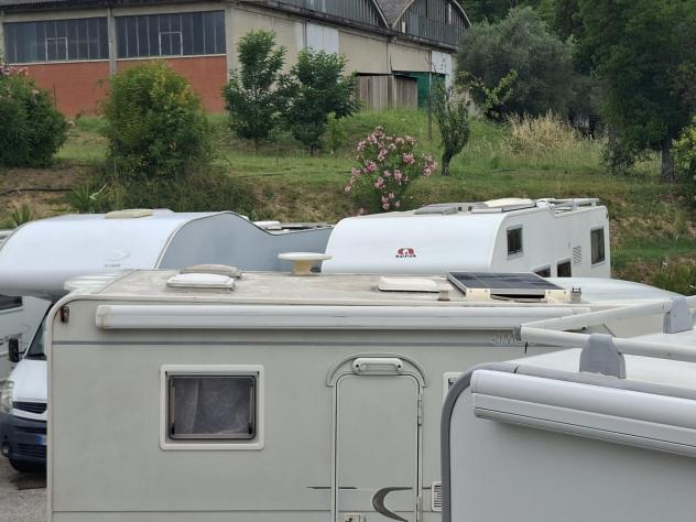 CAMPER RIMOR FORD SEMINTEGRALE 6 POSTI DINETTE LETTO FRANCESE CLIMATIZZATORE FOTOVOLTAICO GEMELLATO POSTERIORE CAMPEGGIO USATI GENERALI 1679 - Foto 6