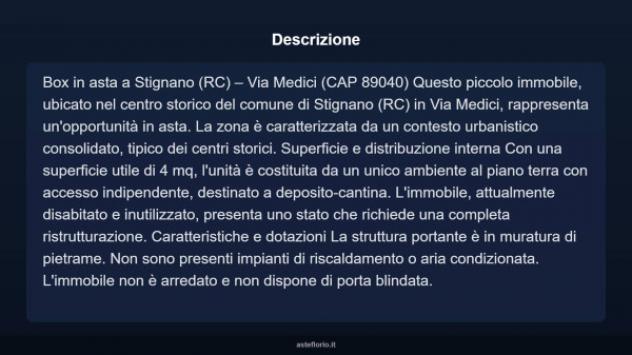 Immobile in asta di 4 m² in vendita a Stignano - Foto 5