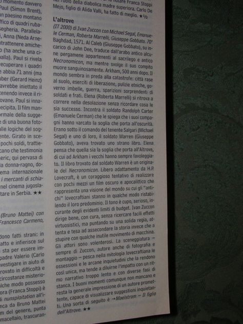 DIZIONARIO DEI FILM HORROR - Foto 6