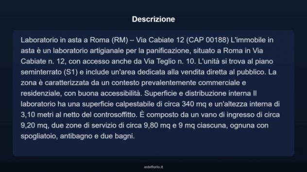 Immobile in asta di 340 m² in vendita a Roma - Foto 3