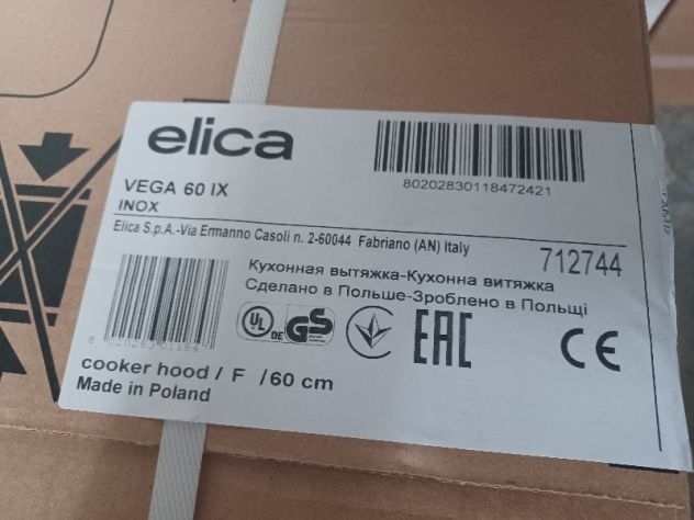 Cappa per cucina da 60 cm nuova, ancora imballata - Foto 4