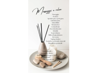 Massaggi - benessere Labico - Operatrice olistica Tel:3886514594