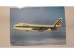 Coppia cartoline aerei Alitalia inizi anni 80