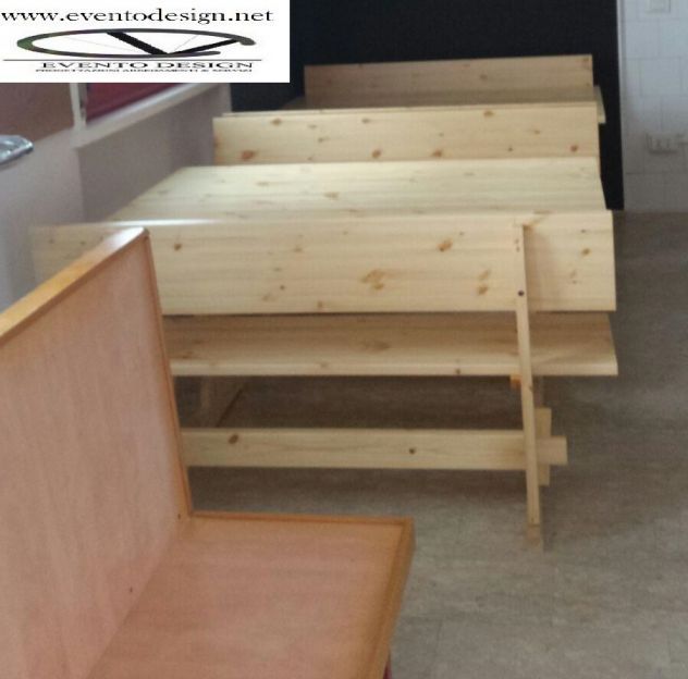 Set Panche pub e tavoli pub anche per arredare una pizzeria, una rosticceria - Foto 2
