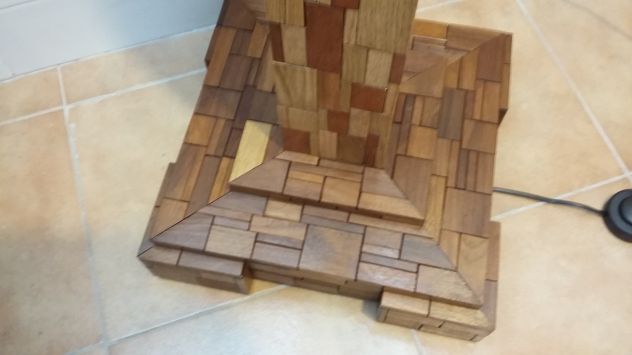 lampada piantana artigianale stelo - Foto 6