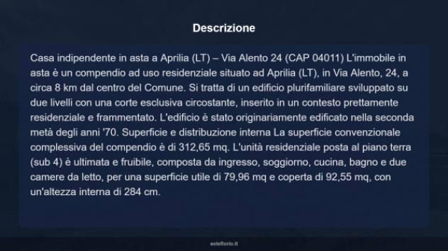 Immobile in asta di 312 m² in vendita a Aprilia - Foto 9