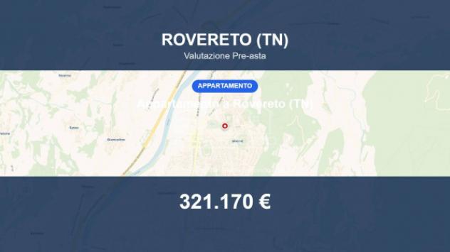 Immobile in asta di 317 m², box auto doppio in vendita a Rovereto