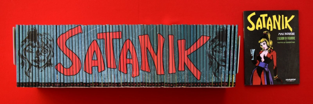 SATANIK A COLORI COMPLETA CON ALBUM FIGURINE Nuovissima