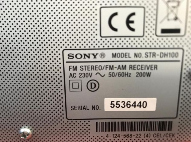 AMPLI SONY STR-DH1OO - Foto 3