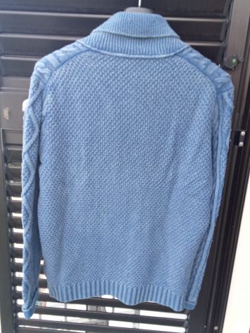 Cardigan Benetton Blu Uomo Taglia XL Nuovo - Foto 7